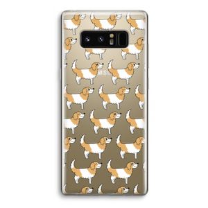 Doggy: Samsung Galaxy Note 8 Transparant Hoesje
