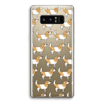 Doggy: Samsung Galaxy Note 8 Transparant Hoesje