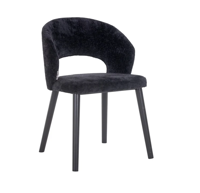 Stoel Savoy Black Chenille