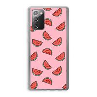 Watermeloen: Samsung Galaxy Note 20 / Note 20 5G Transparant Hoesje