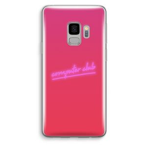 Vice Glow: Samsung Galaxy S9 Transparant Hoesje