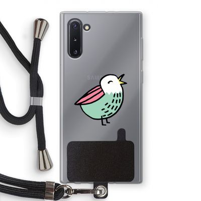 Birdy: Samsung Galaxy Note 10 Transparant Hoesje met koord