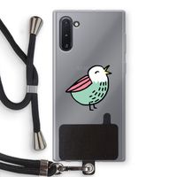 Birdy: Samsung Galaxy Note 10 Transparant Hoesje met koord