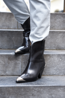 Isabel Marant enkellaarsjes Limza BO0565-00M013S zwart - thumbnail