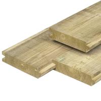 Damwand Midden-Europees grenen 4,0x17,0x300 cm Tuindeco - Tuindeco
