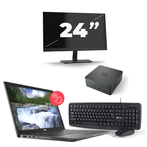 Dell Latitude 7310 - Intel Core i7-10e Generatie - 13 inch - 16GB RAM - 256GB SSD - Windows 11 Home + 1x 24 inch Monitor