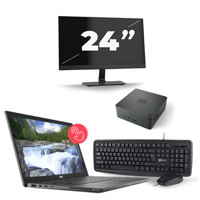 Dell Latitude 7310 - Intel Core i5-10e Generatie - 13 inch - 16GB RAM - 256GB SSD - Windows 11 Home + 1x 24 inch Monitor