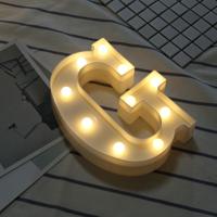 Alfabet G Engelse letter vorm decoratieve licht droge batterij aangedreven warm wit staande opknoping LED vakantie licht Alfabet G Engelse letter vorm decoratieve licht droge batterij aangedreven warm wit staande opknoping LED vakantie licht