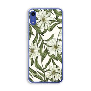 Wit bloemenpatroon: Honor Play 8A Transparant Hoesje
