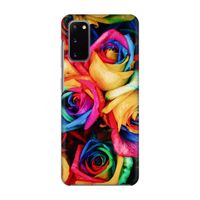 Neon bloemen: Volledig geprint Samsung Galaxy S20 Hoesje Neon bloemen: Volledig geprint Samsung Galaxy S20 Hoesje