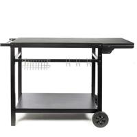 Plancha-trolley met inklapbaar schap - LIVOO - GS170N - 2 getande wielen ø 15 cm - Bovenste schap 85 x 50 cm