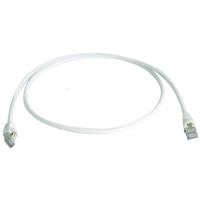 Telegärtner L00004A0071 RJ45 Netwerkkabel, patchkabel CAT 6A S/FTP 7.50 m Wit Vlambestendig, Snagless, Pair afscherming, Afgeschermd (dubbel), Halogeenvrij, UL - thumbnail