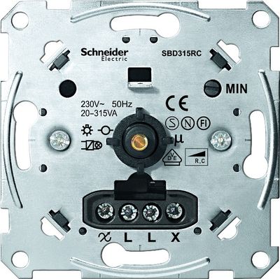 Merten dimmer 20 - 315W voor elektronische trafo