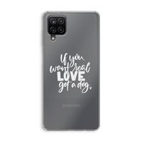 Partner in crime: Samsung Galaxy A12 Transparant Hoesje