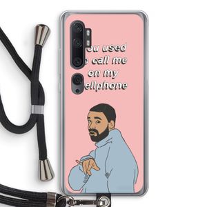 Hotline bling: Xiaomi Mi Note 10 Transparant Hoesje met koord