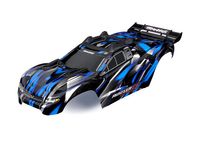 Traxxas - Body, Rustler 4X4 Ultimate, blue (painted, decals applied) (TRX-6749-BLUE) - thumbnail