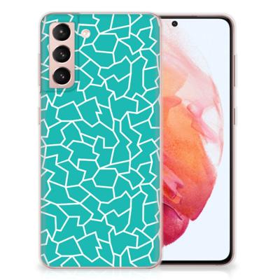Samsung Galaxy S21 | Hoesje maken | Cracks Blue