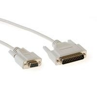 ACT Extension cable, 1:1 wired DB 25 Male - DB 9 Female 1.8m 1,8 m VGA (D-Sub) D-sub (DB-25) Wit - thumbnail