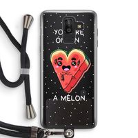 One In A Melon: Samsung Galaxy J8 (2018) Transparant Hoesje met koord
