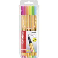 Markeerstiften Stabilo 88/6-1 Multicolour (6 Stuks)
