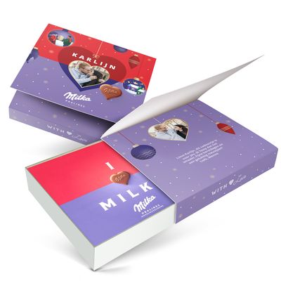 Say it with Milka giftbox bedrukken - Kerst - 220 gram