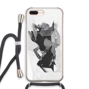 House: iPhone 8 Plus Transparant Hoesje met koord
