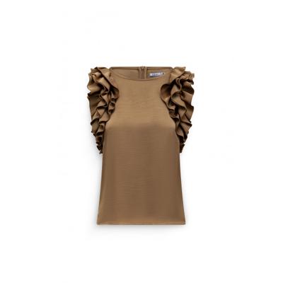 Label Dot - Geel | Dames | Top | Geel | 44 | regular | Kamst mode