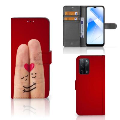 OPPO A16/A16s/A54s | Wallet Case | met Pasjes | Liefde - Origineel Romantisch Cadeau