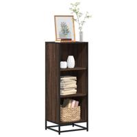 Boekenkast 40x35x107,5 cm bewerkt hout bruin eikenkleur