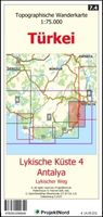 Wegenkaart - landkaart Lykische Küste 4 | Projekt Nord