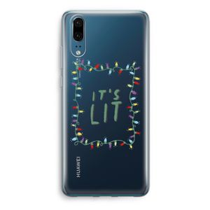 It's Lit: Huawei P20 Transparant Hoesje