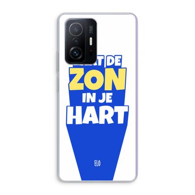 Laat de zon in je hart: Xiaomi 11T Pro Transparant Hoesje