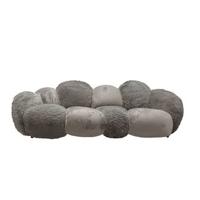 PTMD Curvae Sofa Lush Taupe