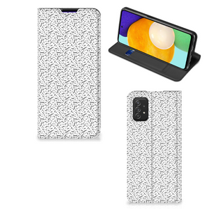 Samsung Galaxy A03s Hoesje met Magneet Stripes Dots