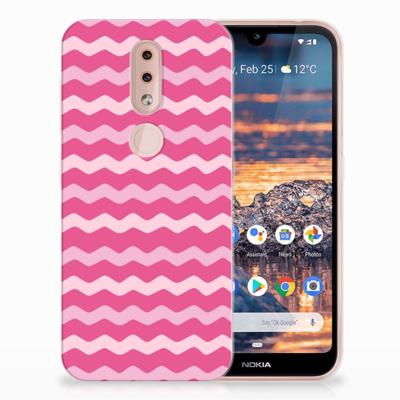 Nokia 4.2 | TPU bumper | Waves Pink
