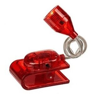 Rood leeslampje op klem 4 cm