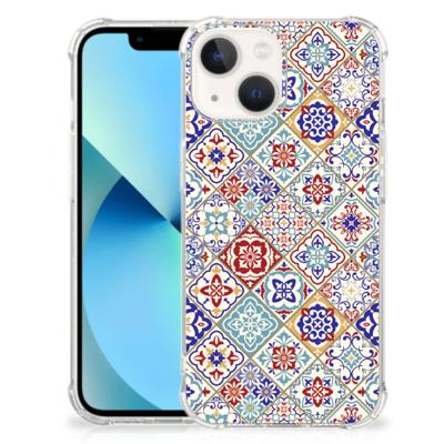 iPhone 13 mini Anti-Shock Hoesje Tiles Color iPhone 13 mini Anti-Shock Hoesje Tiles Color