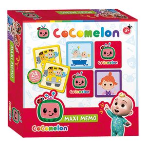 Cocomelon maxi memo - memory spel met extra grote kaarten - educatief speelgoed