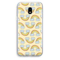 Regenboog: Samsung Galaxy J3 (2017) Transparant Hoesje Regenboog: Samsung Galaxy J3 (2017) Transparant Hoesje