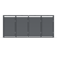 Container berging staal Holten 4 containers Container berging staal Holten 4 containers