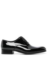 TOM FORD chaussures oxford en à fini verni - Noir