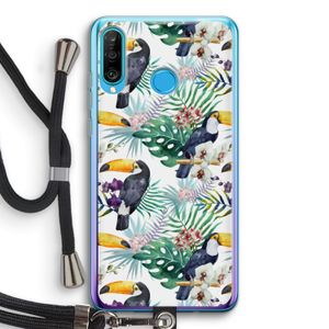 Tukans: Huawei P30 Lite Transparant Hoesje met koord