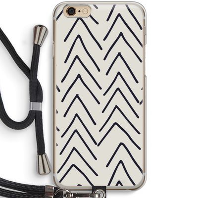 Marrakech Arrows: iPhone 6 / 6S Transparant Hoesje met koord