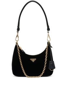 Prada mini sac en velours - Noir