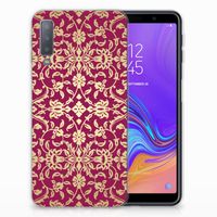 Siliconen Hoesje Samsung Galaxy A7 (2018) Barok Pink