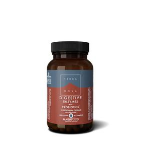 Digestive enzymes with probiotics