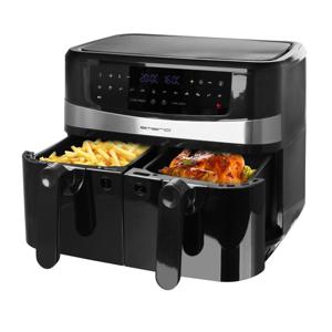 Emerio AF-126672.4 friteuse Dubbel 9 l Vrijstaand 2400 W Heteluchtfriteuse Zwart