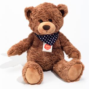 Knuffeldier beer Teddy - zachte pluche stof - premium kwaliteit knuffels - bruin - 38 cm