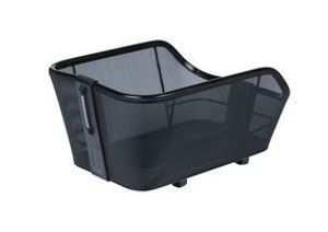 Basil cento tech fiber wsl - fietsmand - achterop - solid zwart