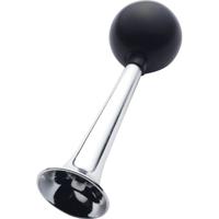 Clowns toeter verkleed accessoire - zilver - knijptoeter Clowns toeter verkleed accessoire - zilver - knijptoeter